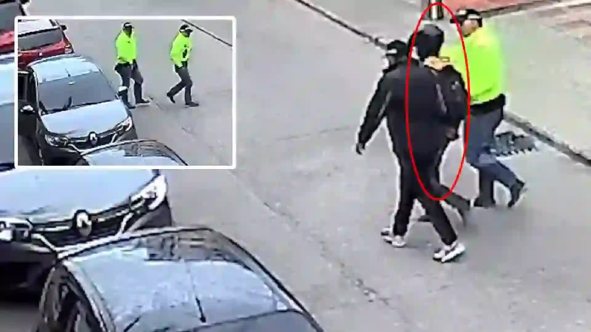 En video quedó grabado cómo falsos policías se llevaron a la fuerza a un joven en Marinilla, Antioquia