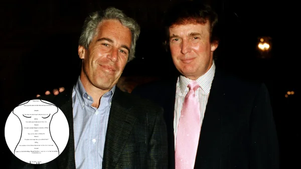 Demócratas publican supuesta tarjeta de cumpleaños que Trump habría enviado a Jeffrey Epstein