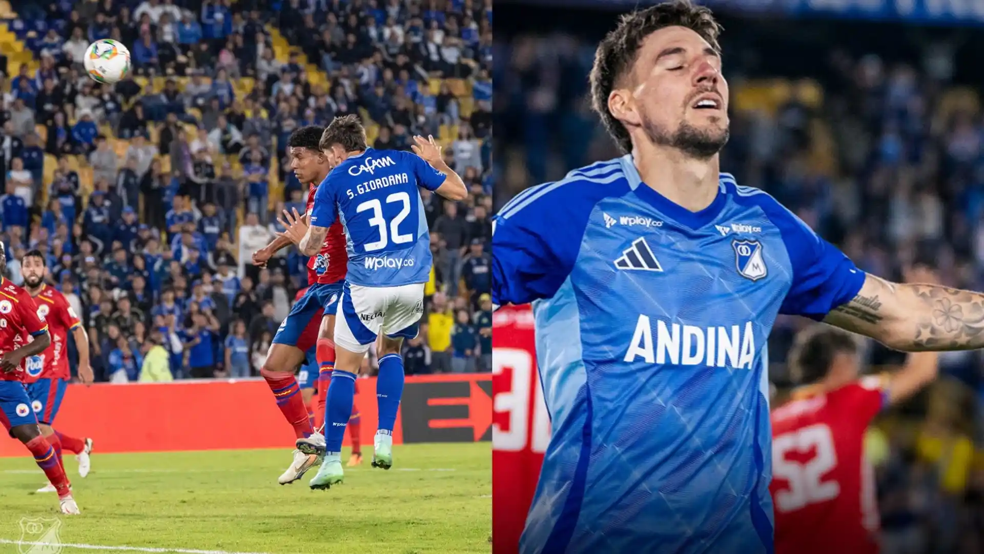 Liga BetPlay II-2025 tabla de posiciones victoria Millonarios vs. Pasto