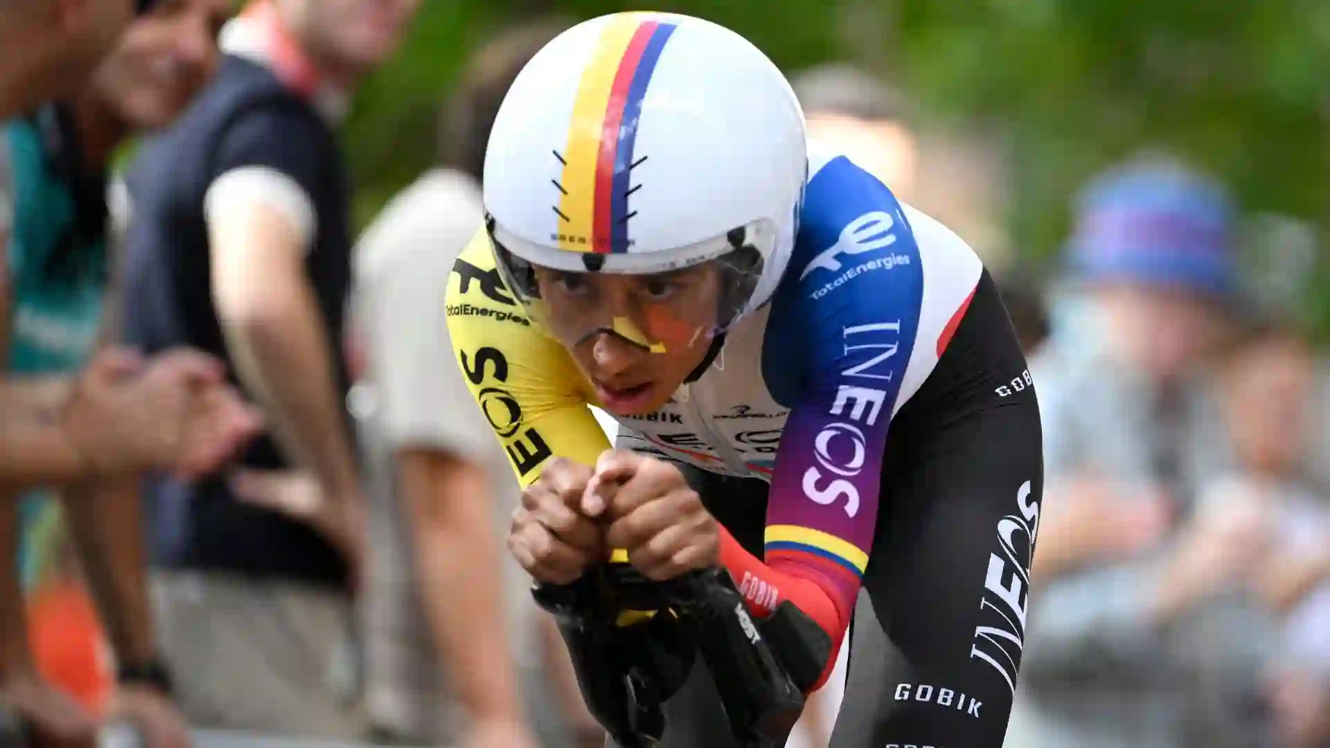 Egan Bernal en la Vuelta a España