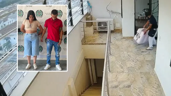 Capturan a pareja que robó una residencia en Valle: crimen quedó en video