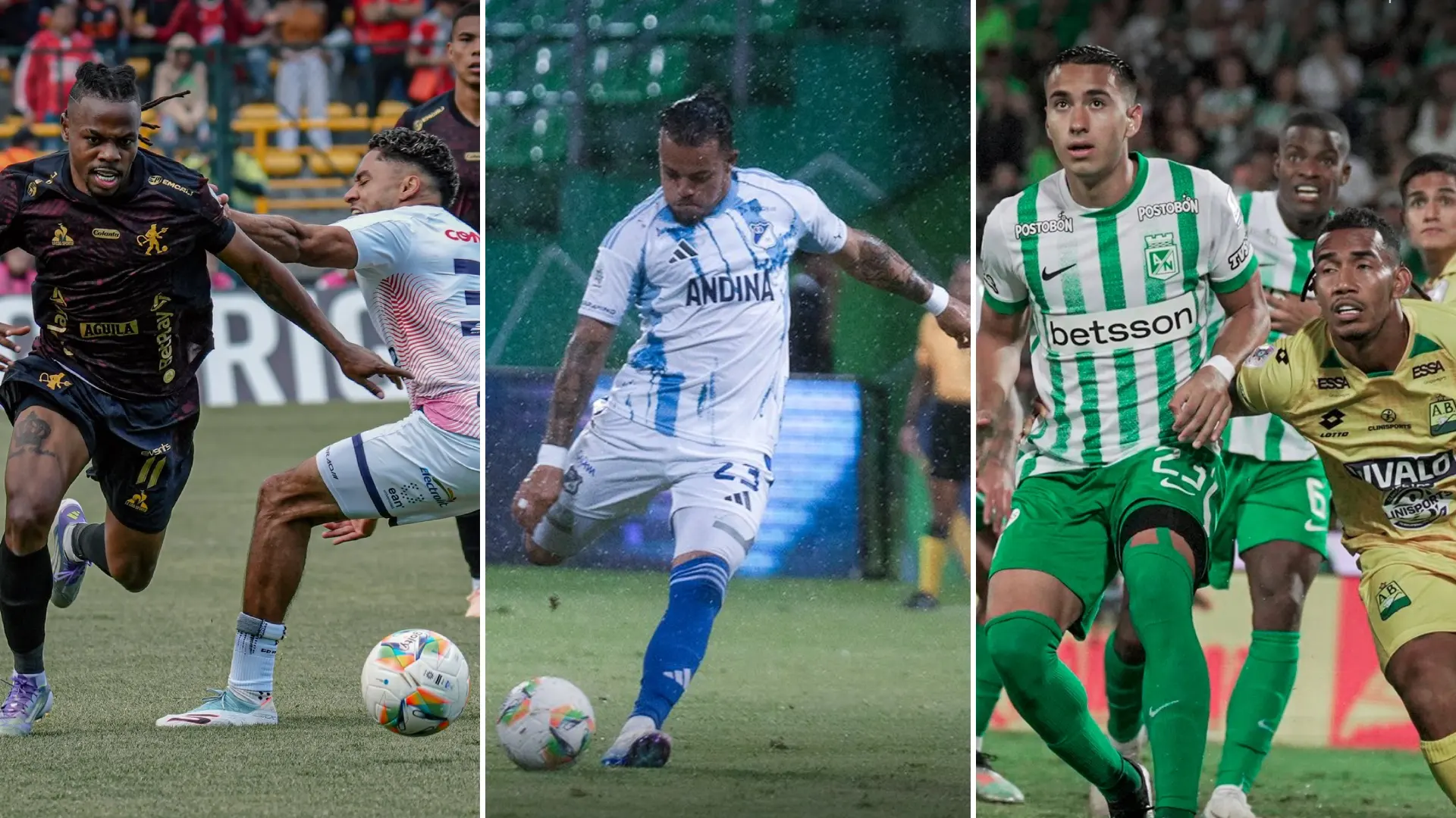 Nacional, Millonarios y América
