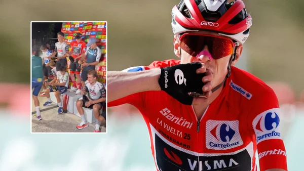 La insólita premiación que se inventaron para el ganador de La Vuelta a España: el podio fue sobre neveras La insólita premiación que se inventaron para el ganador de La Vuelta a España: el podio fue sobre neveras