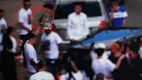 VIDEO | Momentos de pánico durante funeral en Bogotá: hombre sacó un arma y disparó