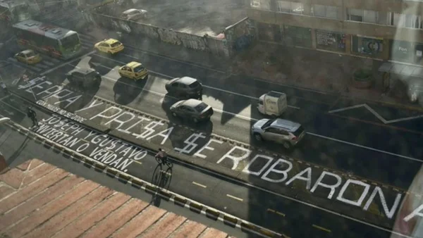 En plena vía pública apareció este mensaje contra directivos de Millonarios