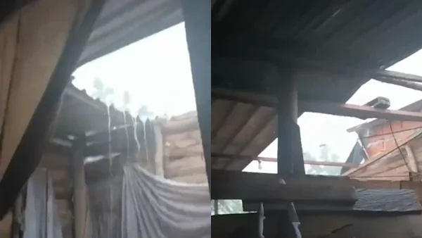 Por lluvias en Barranquilla y municipios del Atlántico, estudiantes se habrían quedado sin techo en su colegio Por lluvias en Barranquilla y municipios del Atlántico, estudiantes se habrían quedado sin techo en su colegio