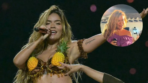 Karol G sorprende al aparecer cantando en el Pueblito Paisa de Medellín