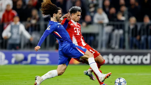 Luis Díaz, el más flojo del Bayern en Champions: sorpresiva y negativa calificación