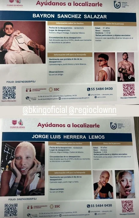 Ficha desaparición