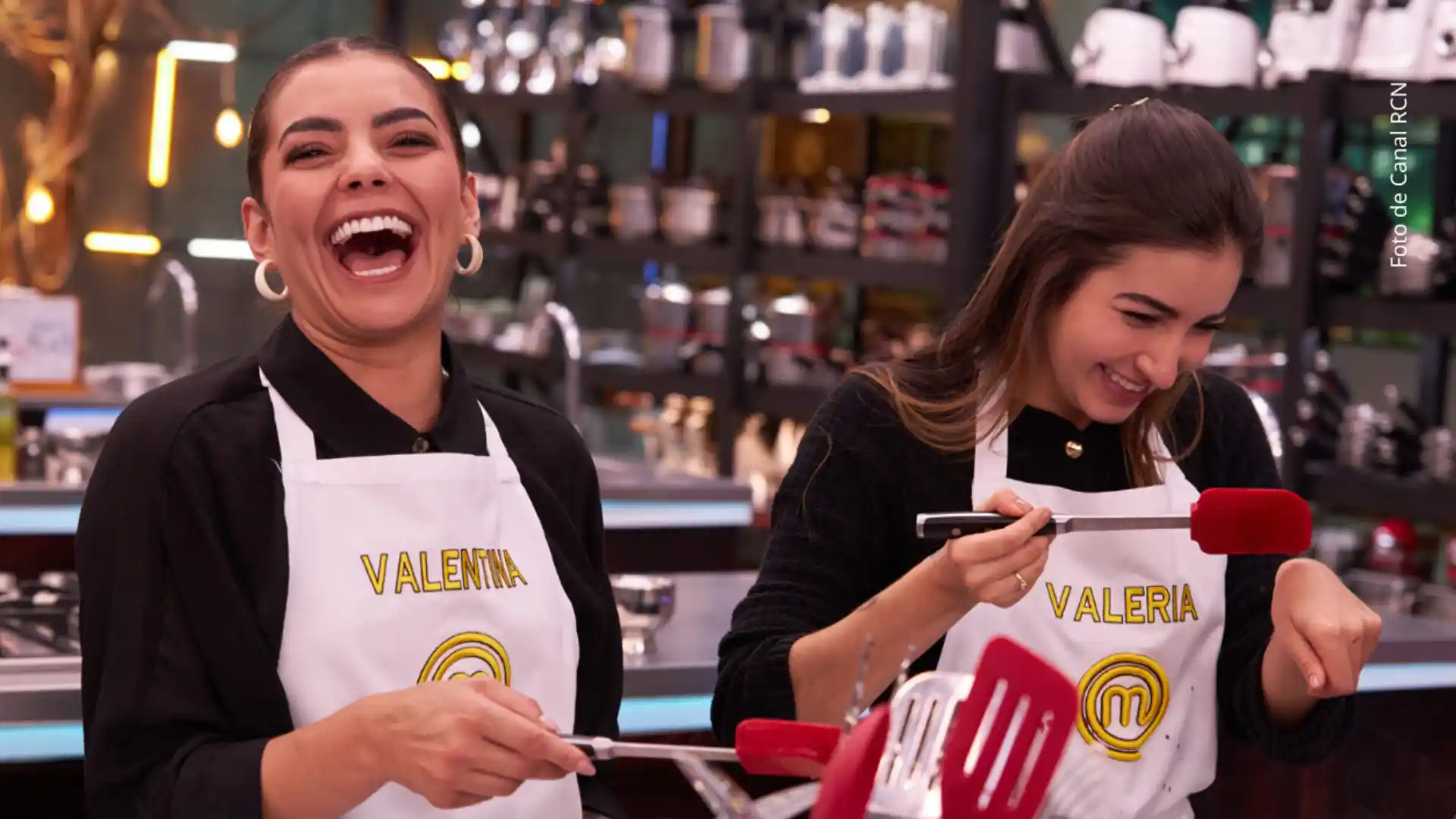 Valeria Aguilar y Valentina Taguado reencuentro MasterChef Celebrity