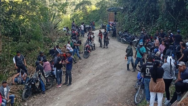 Asonada en La Plata, Huila: Ejército denuncia presión de grupo armado ilegal