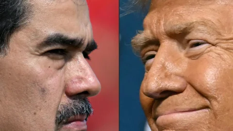 Nicolás Maduro y Donald Trump.