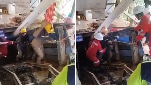 Rescatan a los 23 mineros atrapados en una mina de Segovia, Antioquia