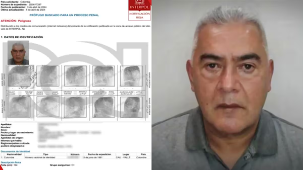 Interpol emitió circular roja contra ‘Papá Pitufo’: esta libre desde hace un año en Europa