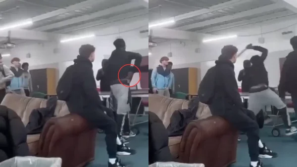 Adolescente generó pánico en el Reino Unido al irrumpir en su salón con un machete y amenazar a sus compañeros