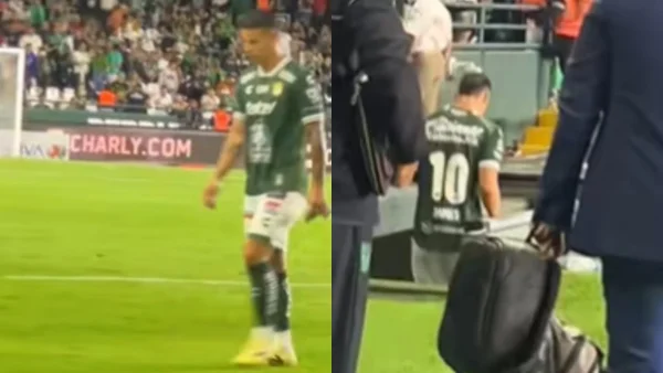 El gesto de James Rodríguez que levanta polémica en México: salió enfurecido