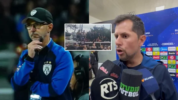 Directivo y DT de Independiente del Valle pasaron factura al Once Caldas por celebrar antes de tiempo Directivo y DT de Independiente del Valle pasaron factura al Once Caldas por celebrar antes de tiempo