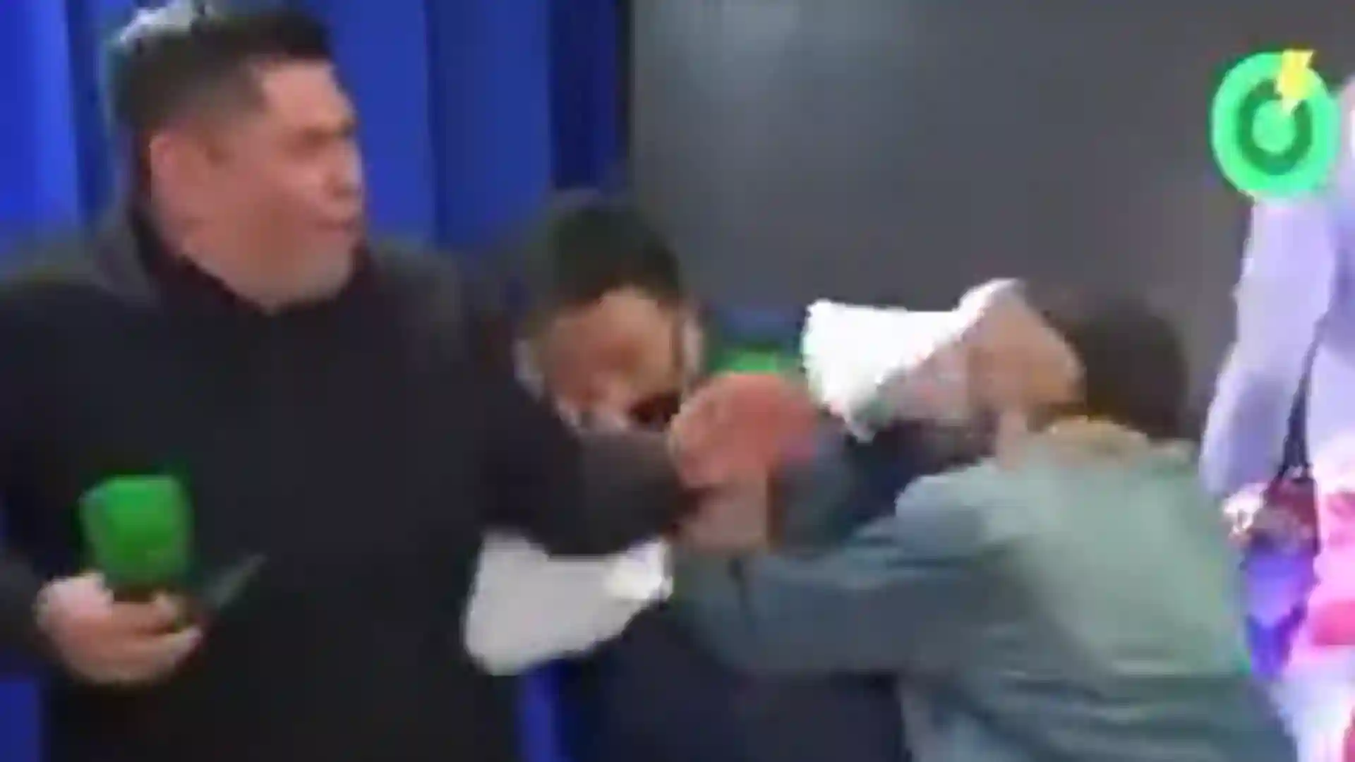 Periodistas peruanos deportivos pelea video viral