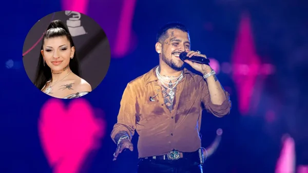 Christian Nodal reacciona a fanáticos que gritaron el nombre de Cazzu en pleno concierto