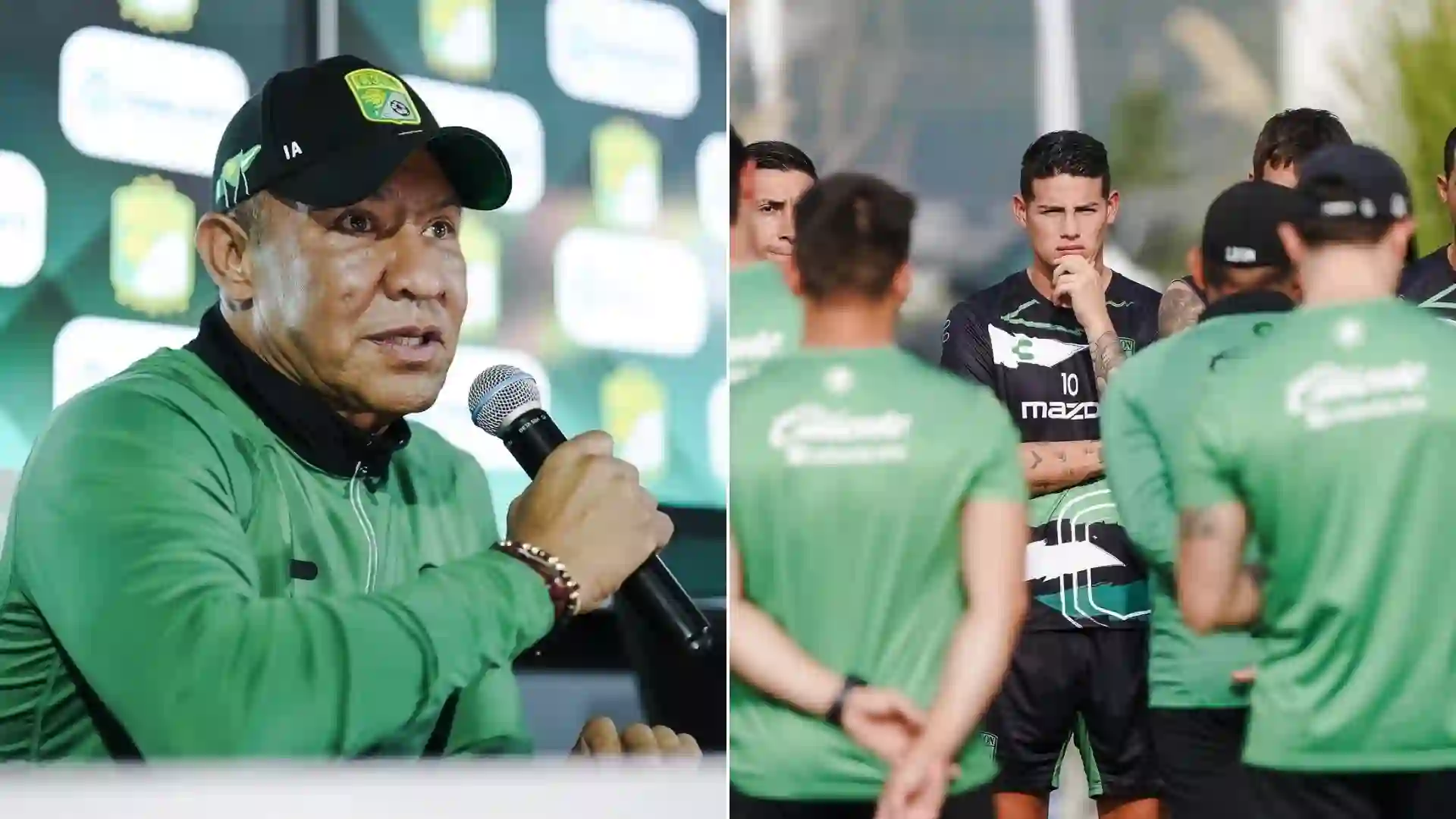 Técnico de León sobre James Rodríguez