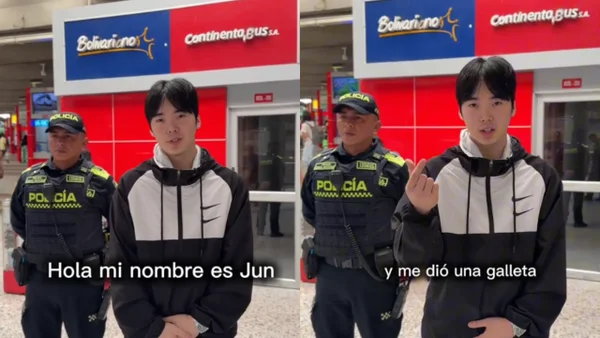 Pese a ser escopolaminado en un bus Bogotá - Pereira, coreano hizo un llamado a no perderse la ciudad: “No deben preocuparse” Pese a ser escopolaminado en un bus Bogotá - Pereira, coreano hizo un llamado a no perderse la ciudad: “No deben preocuparse”