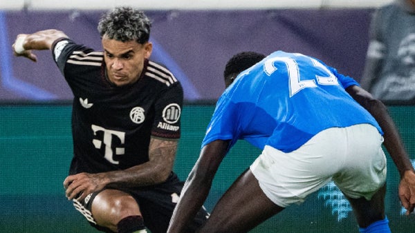 ¿Qué le pasó a Luis Díaz? Polémico cambio del Bayern Múnich en partido de Champions ante Pafos