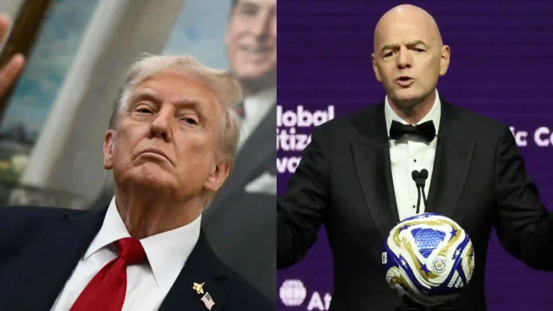 Donald Trump e Infantino FIFA