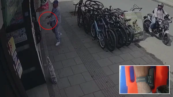 VIDEO | Atrapan robando a mano armada a hombre que tenía brazalete de casa por cárcel en Bogotá
