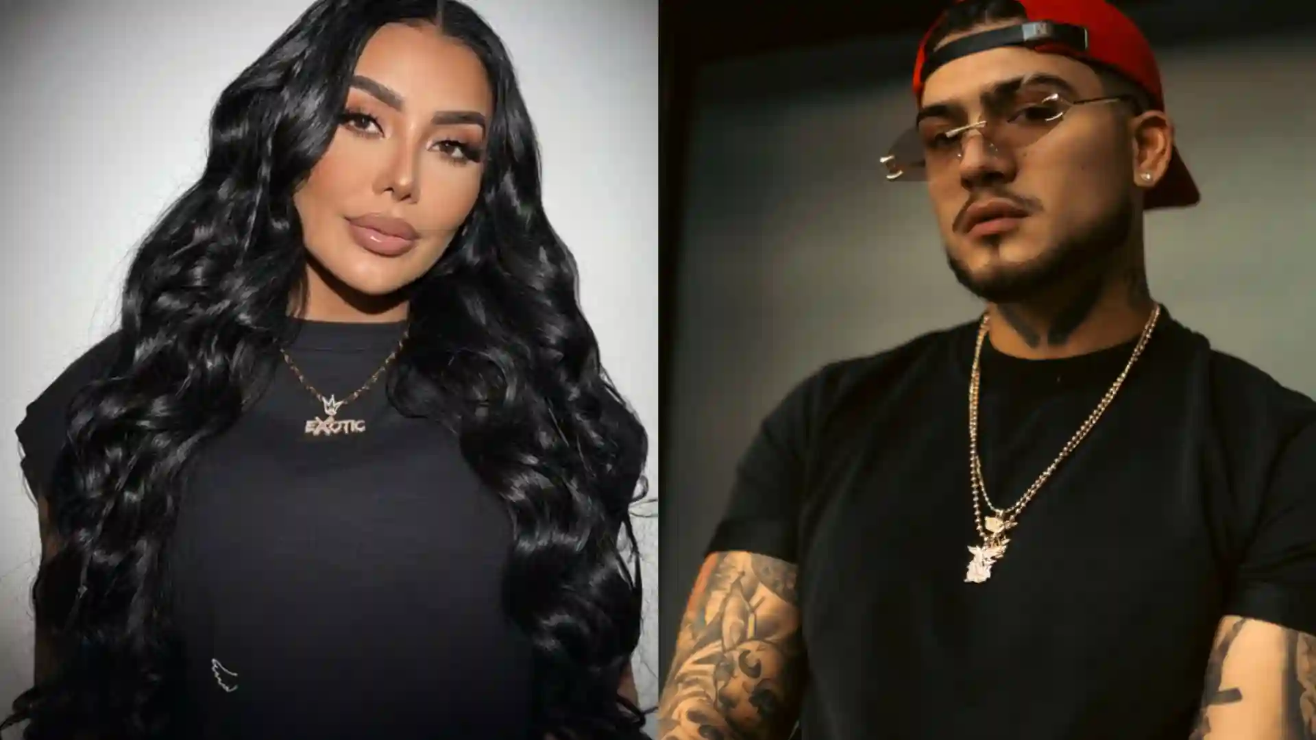 Marcela Reyes y B-King.