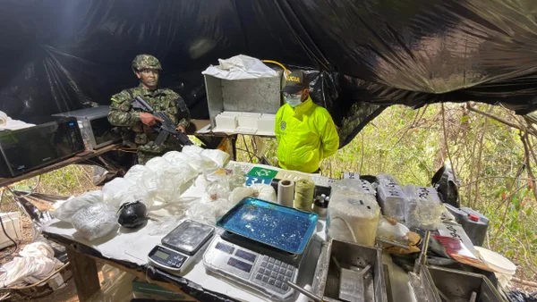 Ejército desmantela laboratorio del ELN para la producción de cocaína en Norte de Santander