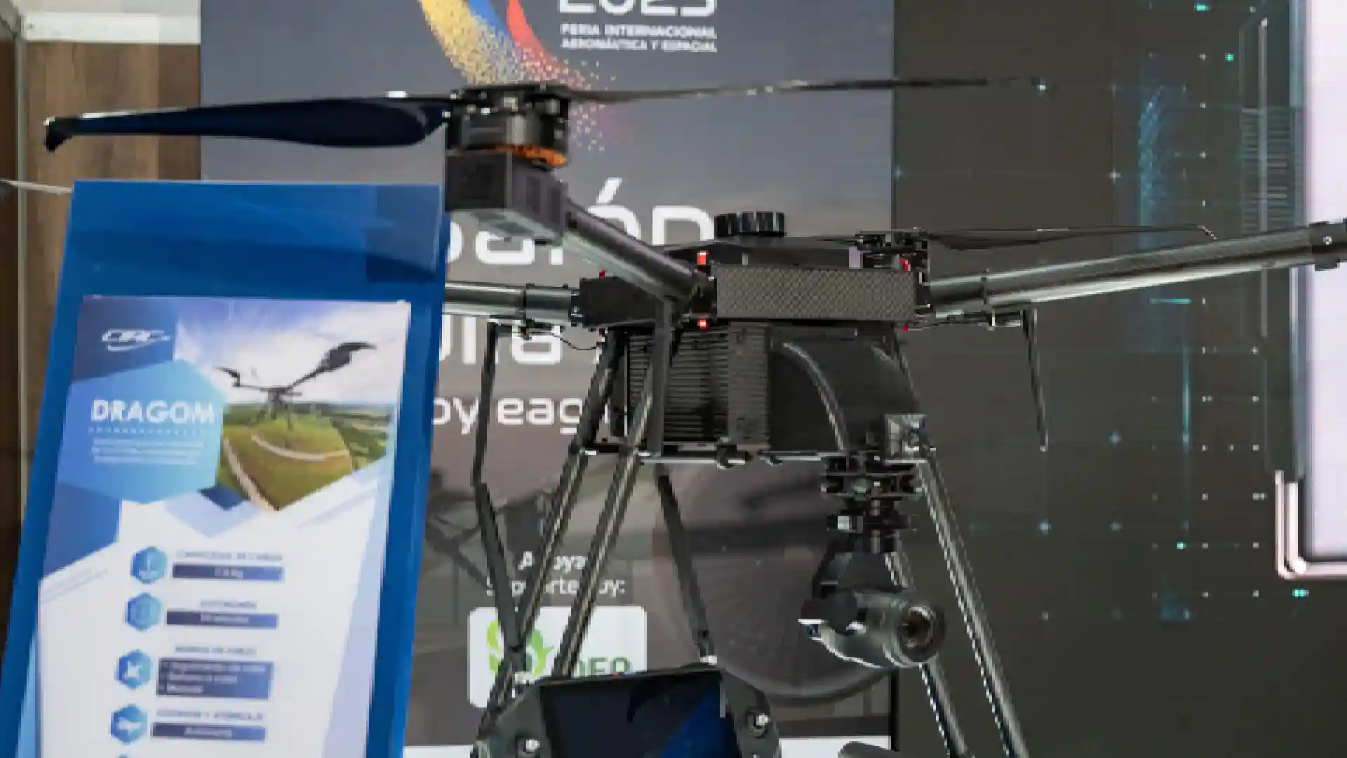 Dron fabricado en Colombia.