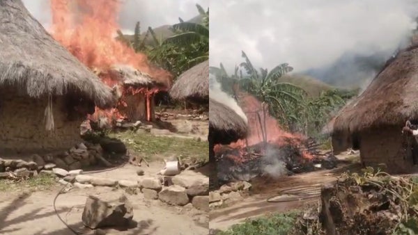 Incendio afecta a más de 20 familias en asentamiento indígena de la Sierra Nevada