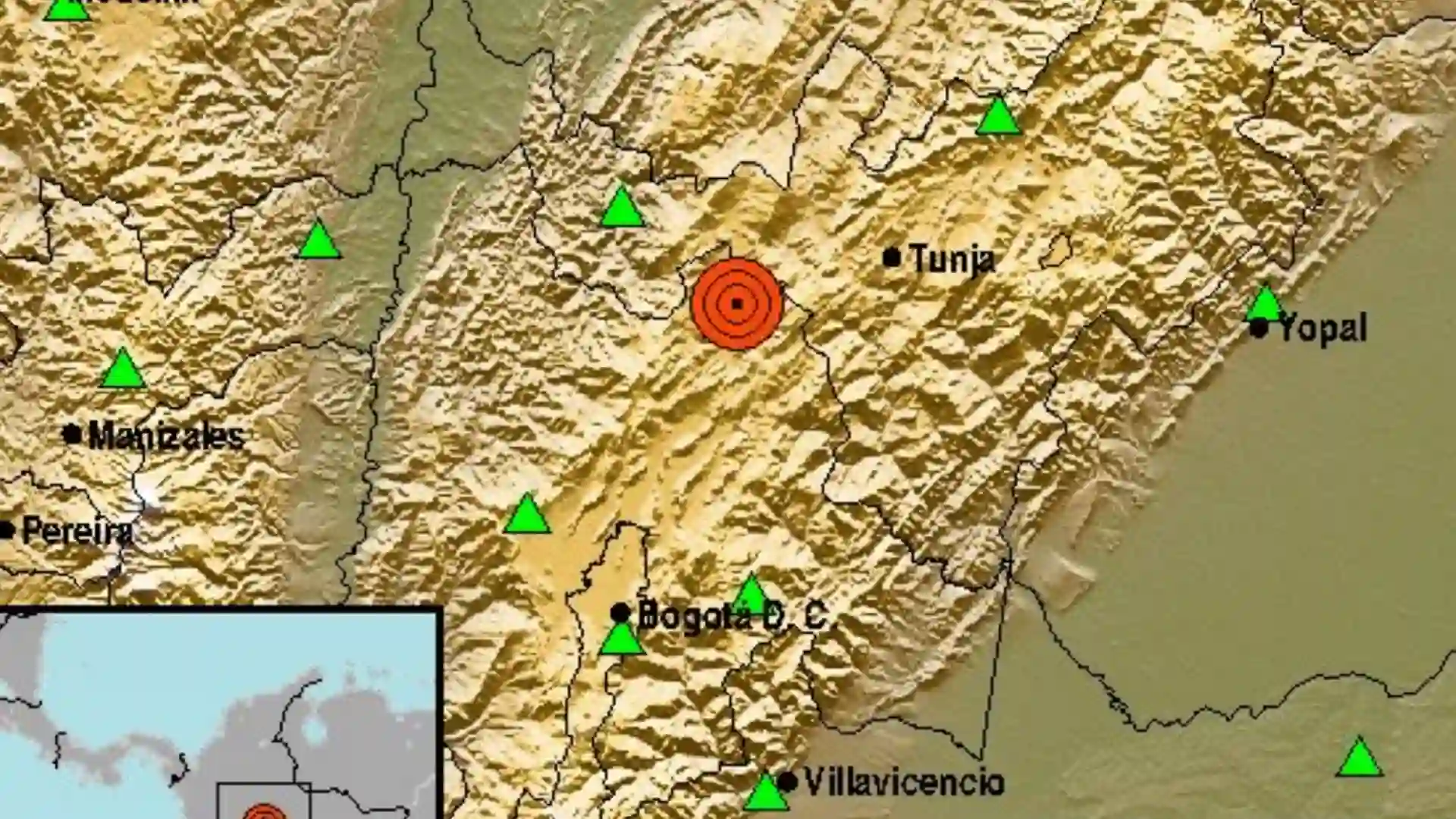 Temblor en Fúquene, Cundinamarca