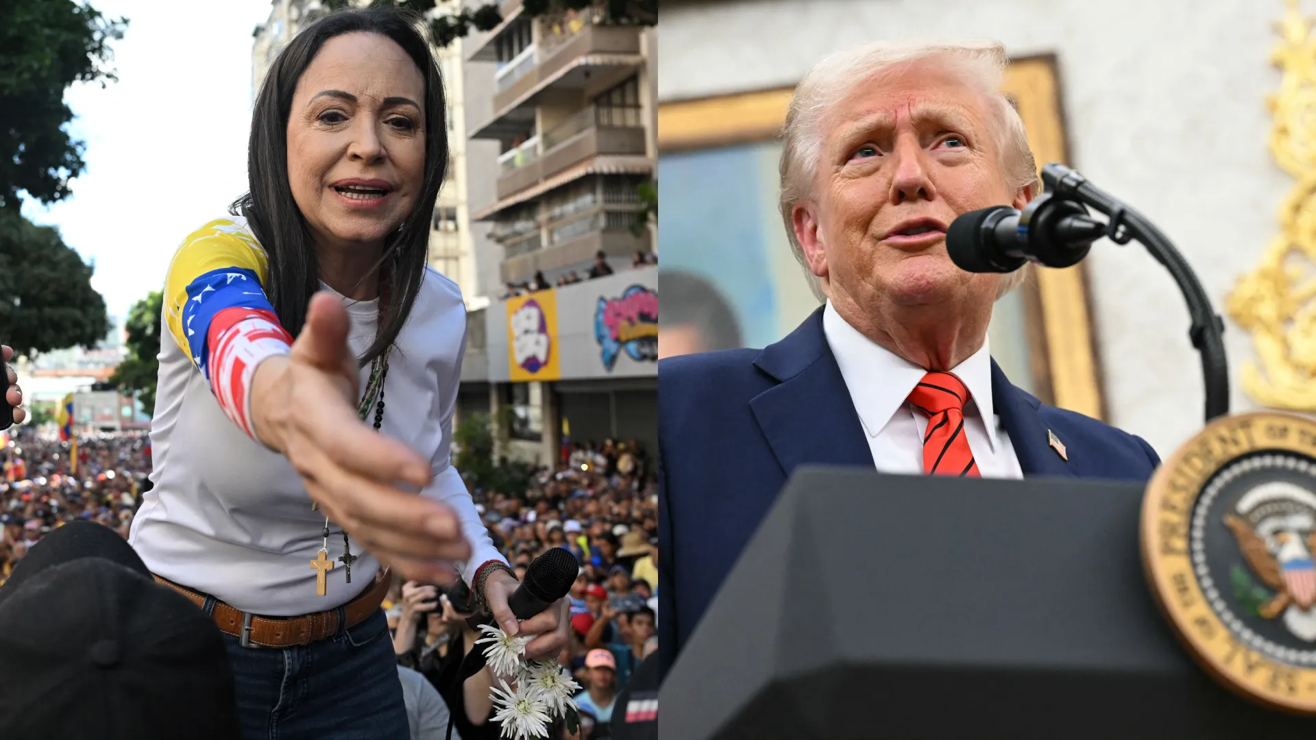 Donald Trump María Corina Machado nobel de paz