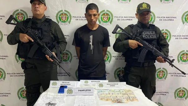 Capturan en Fundación a presunto integrante del Clan del Golfo vinculado con extorsiones Capturan en Fundación a presunto integrante del Clan del Golfo vinculado con extorsiones