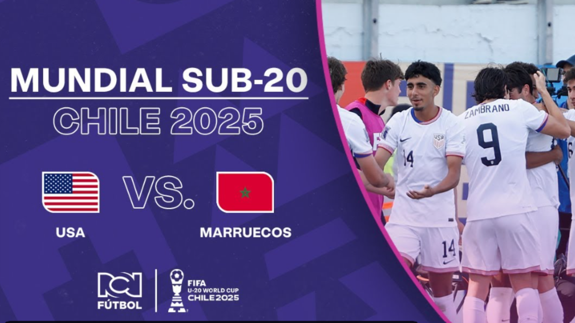 EN VIVO Estados Unidos vs. Marruecos cuartos de final Mundial Sub-20