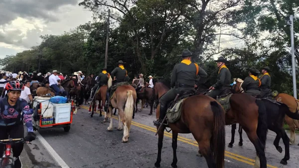 Caballo se desbocó en medio de una cabalgata en Villavicencio y dejó varios heridos
