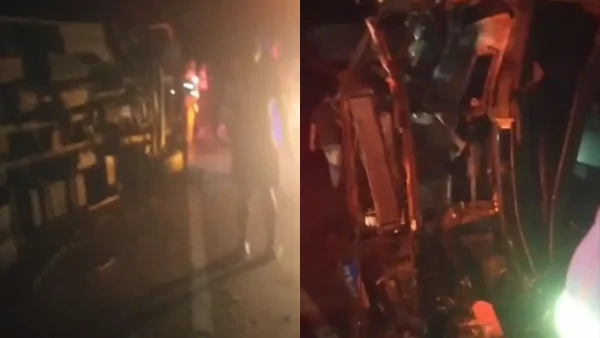 Varios pasajeros resultaron heridos tras volcamiento de bus intermunicipal entre Cali y Candelaria