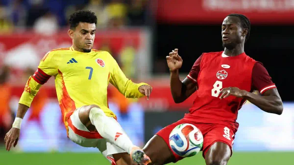 ¡Se salvó Canadá! Luis Díaz protagonizó una jugadota que terminó a centímetros del gol ¡Se salvó Canadá! Luis Díaz protagonizó una jugadota que terminó a centímetros del gol