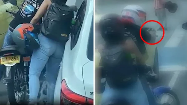 VIDEO | Motoladrones desataron balacera tras intentar robar a los ocupantes de un carro en Cali