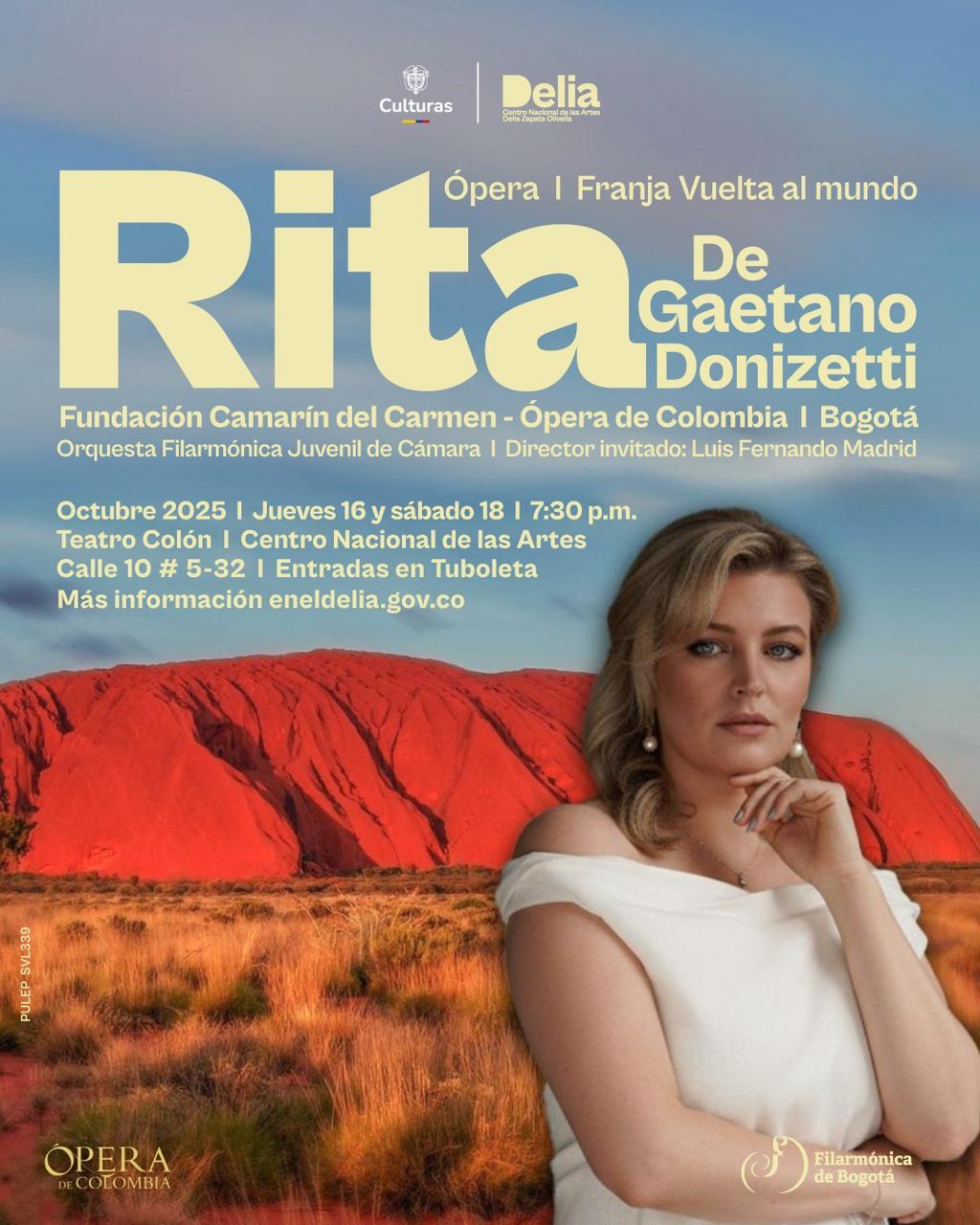 ‘Rita’ de Donizetti Festival Ópera al Parque 2025 Teatro Colón Bogotá