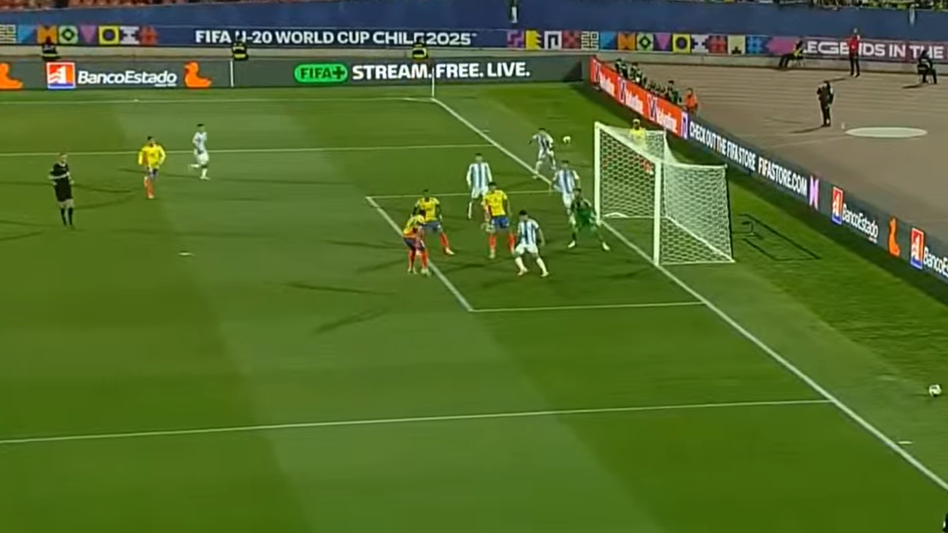 Colombia vs. Argentina Canchimbo opción de gol Mundial Sub-20