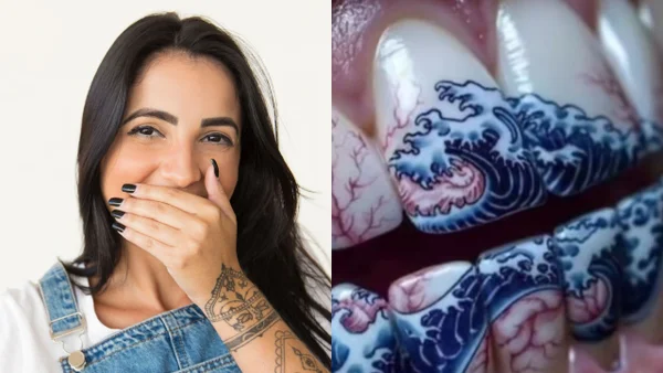 Tatuajes en los dientes: esta es la nueva moda que ha preocupado a los médicos