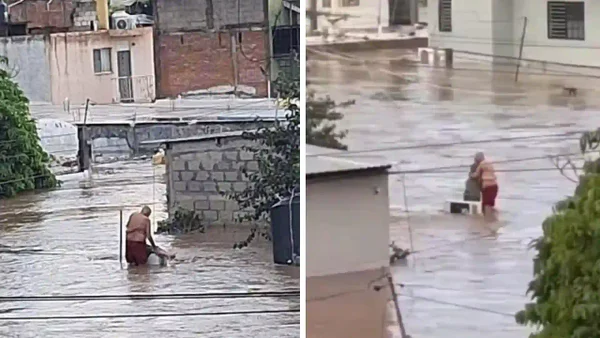VIDEO | Abuelitos abrazados en el techo de su casa sobrevivieron a devastadoras inundaciones en México VIDEO | Abuelitos abrazados en el techo de su casa sobrevivieron a devastadoras inundaciones en México