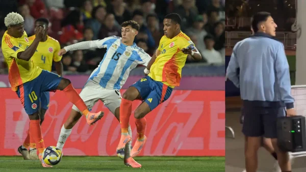 ¡No solo fue en el camerino! Así se burló Argentina de la eliminación de la Selección Colombia Sub-20 al salir del estadio