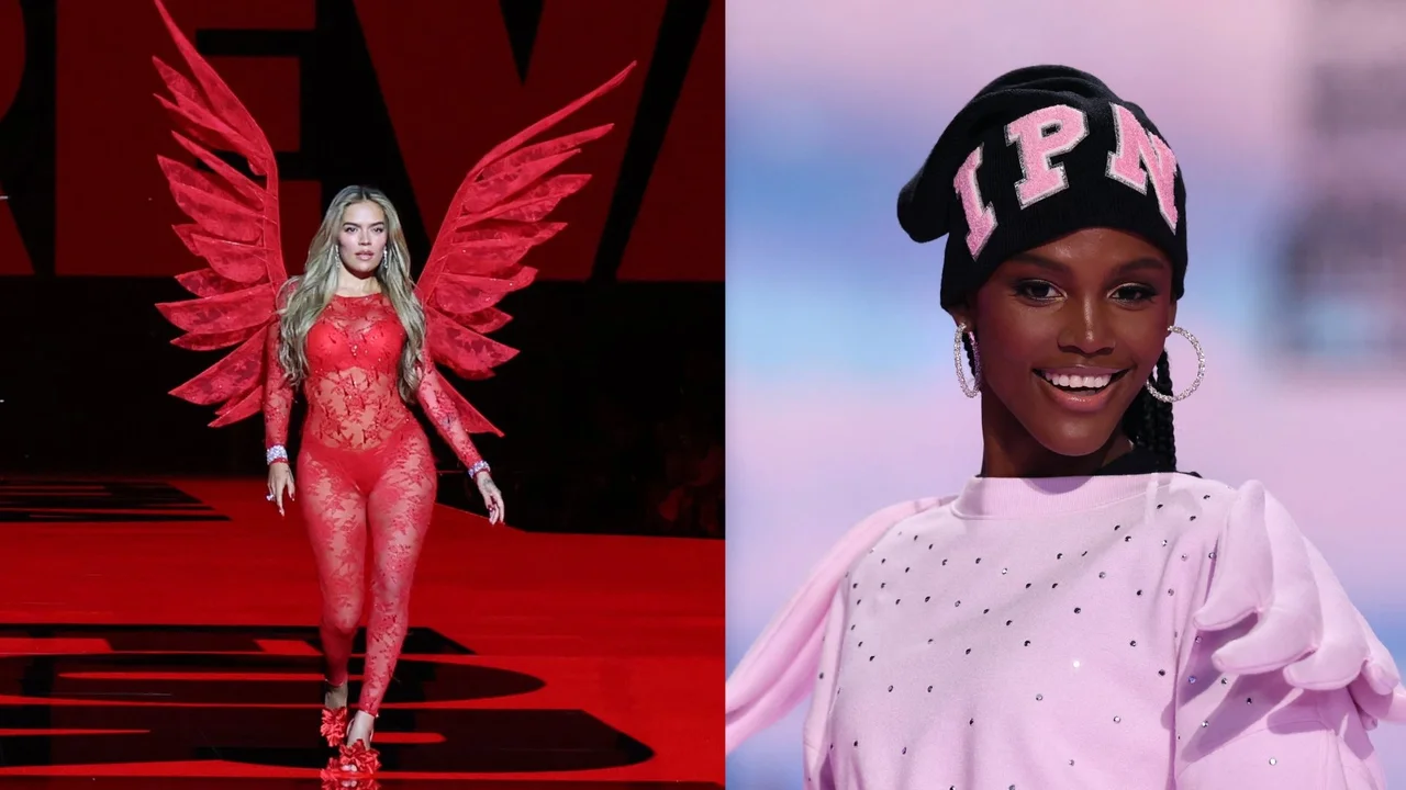 Así fue el encuentro entre Valentina Castro y Karol G en el show de Victoria's Secret 2025 | Noticias RCN