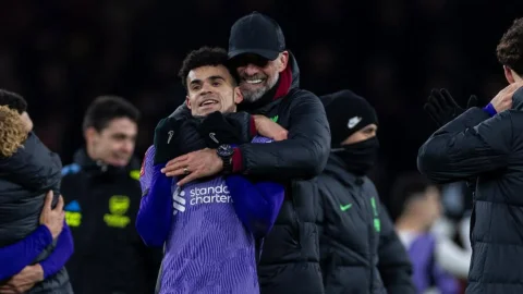 Jürgen Klopp Luis Díaz Liverpool