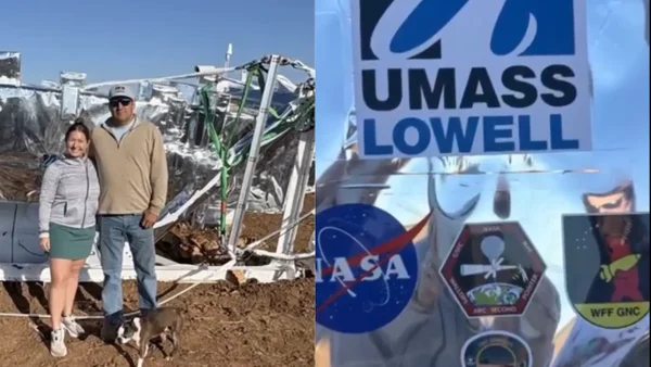 Mujer presencia la impactante caída de objeto espacial de la NASA en campo agrícola