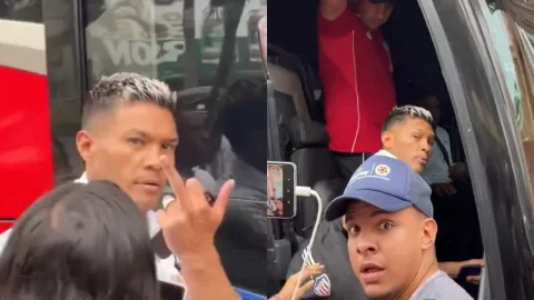 Teófilo Gutiérrez gesto