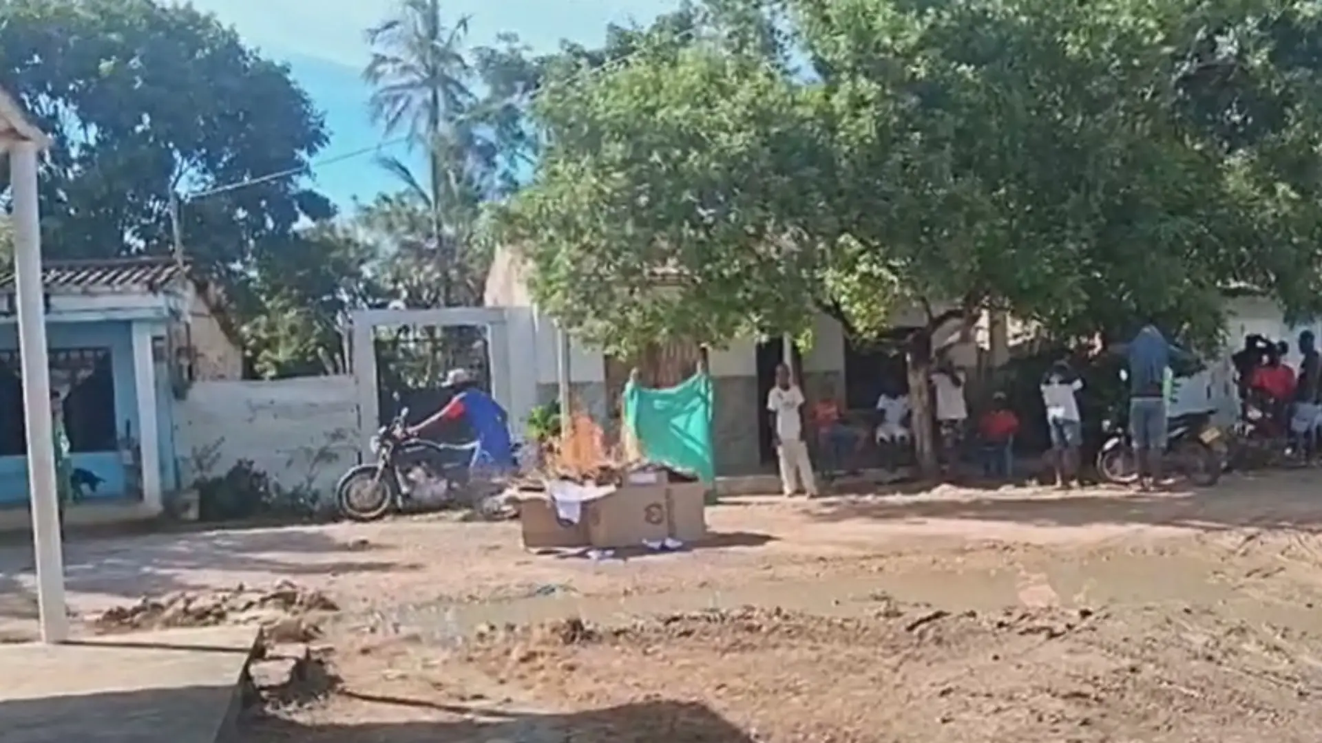 Quema de material electoral